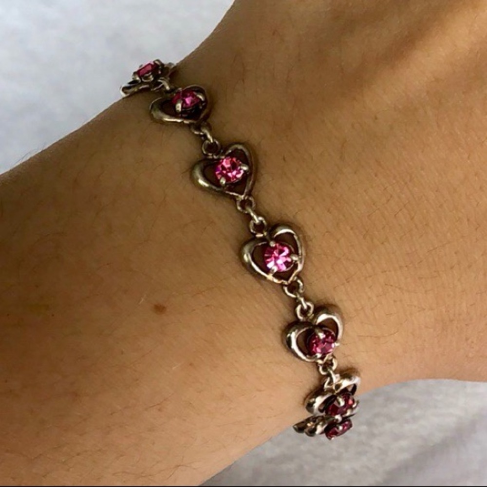 Sterling Silver heart bracelet